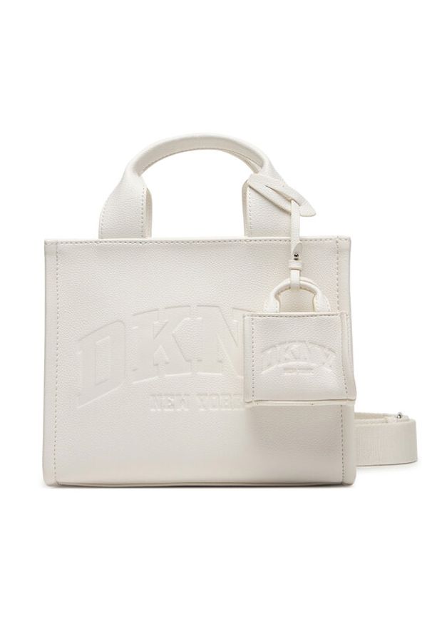 DKNY Torebka R53AAC80 Écru. Materiał: skórzane