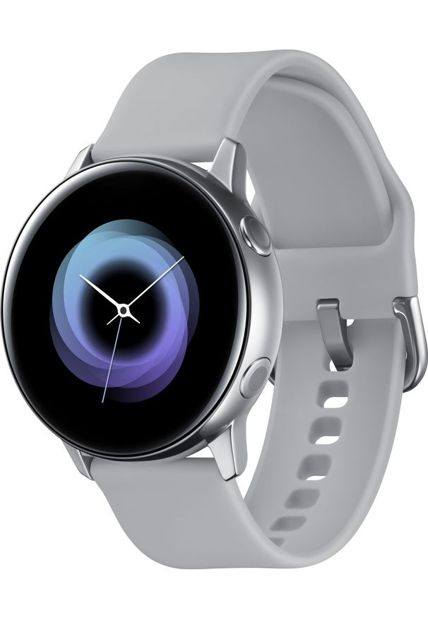 SAMSUNG - Smartwatch Samsung Galaxy Watch Active Szary (SM-R500NZSAXEO). Rodzaj zegarka: smartwatch. Kolor: szary