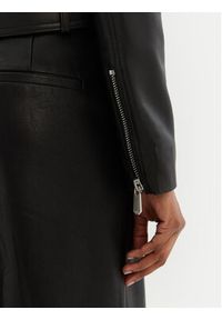 Pinko - PINKO Kurtka skórzana 103897 A21L Czarny Regular Fit. Kolor: czarny. Materiał: skóra #4