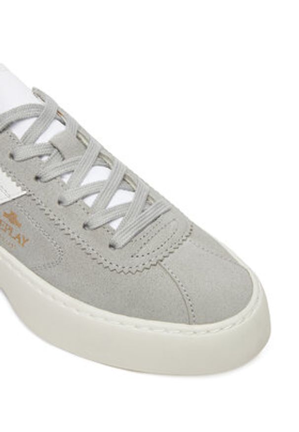 Replay - REPLAY Sneakersy Allen GWSE4 .000.C0001L Szary. Kolor: szary. Materiał: zamsz, skóra