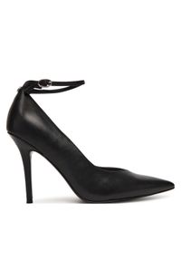 Guess Szpilki FLFNPR LEA08 Czarny. Kolor: czarny. Materiał: skóra. Obcas: na szpilce