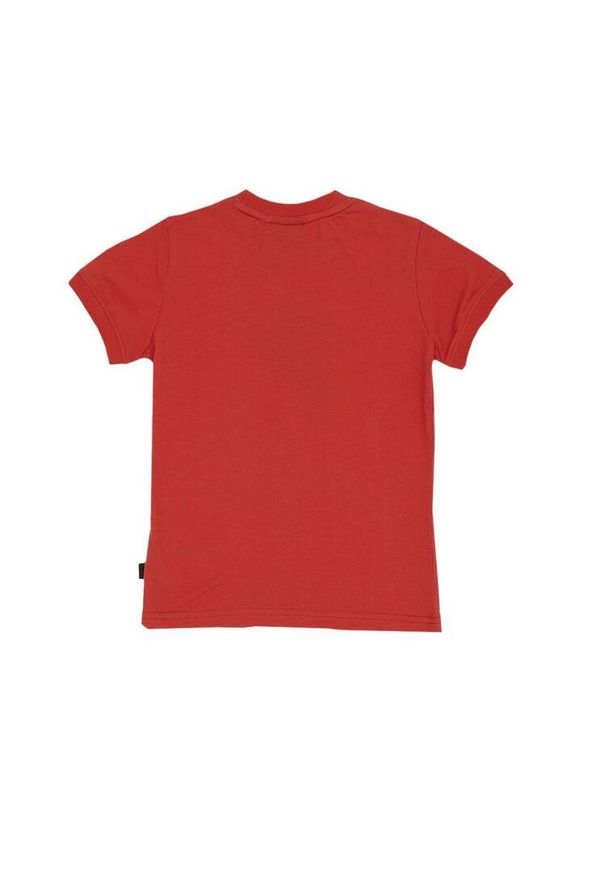 LEONE 1947 APPAREL - Nowość Sportowa koszulka dziecięca z krótkim rękawem. Kolor: czerwony. Długość rękawa: krótki rękaw. Długość: krótkie. Sport: joga i pilates