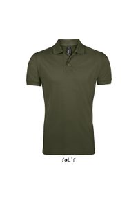SOL'S - Polo Sol's Prime. Typ kołnierza: polo. Kolor: wielokolorowy, zielony, brązowy. Materiał: bawełna, poliester #1