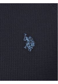 U.S. Polo Assn. Longsleeve MUP1589 Granatowy Regular Fit. Typ kołnierza: polo. Kolor: niebieski. Materiał: bawełna. Długość rękawa: długi rękaw #3