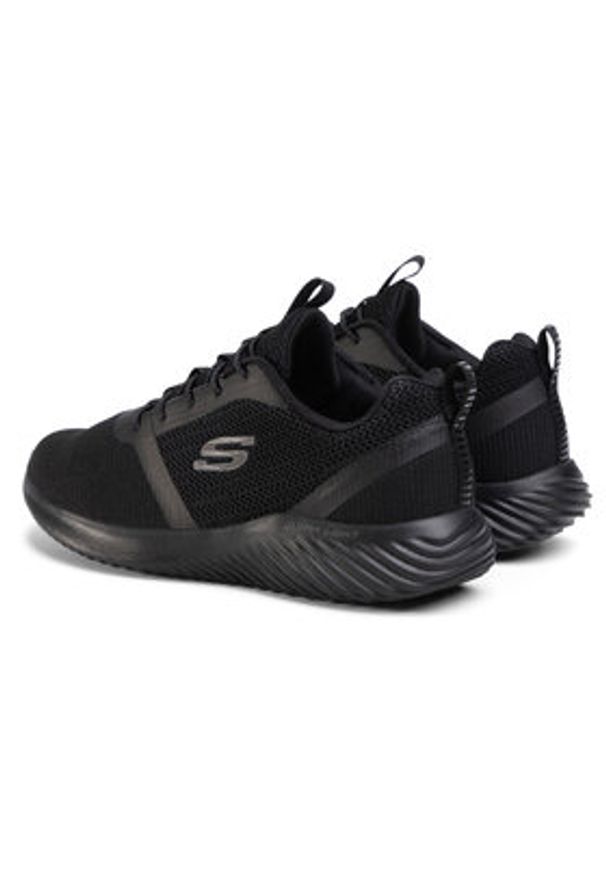 skechers - Skechers Sneakersy Bounder 52504/BBK Czarny. Kolor: czarny. Materiał: materiał