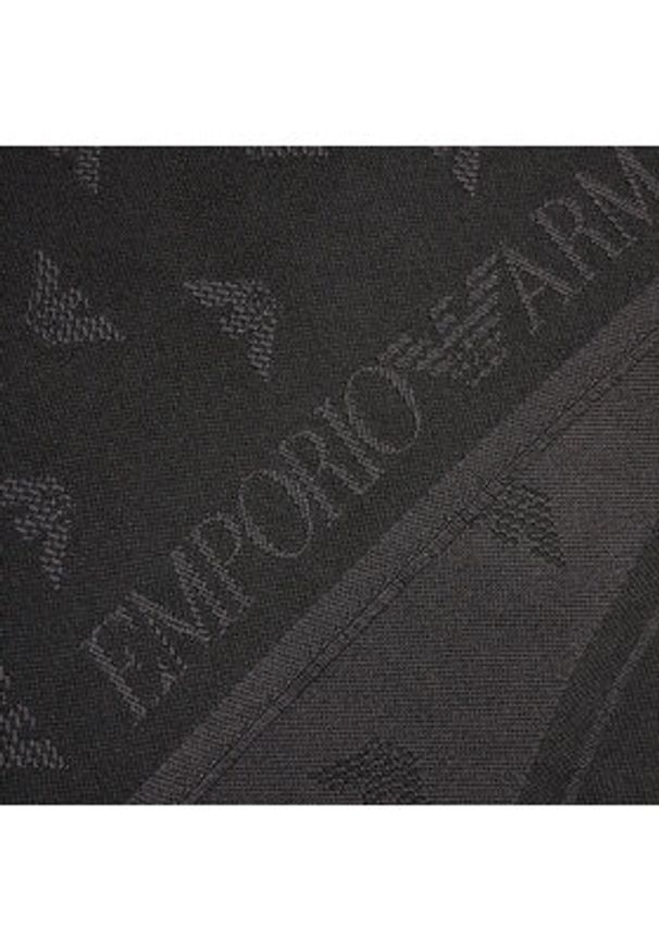 Emporio Armani Szal 625009 CC306 00044 Czarny. Kolor: czarny. Materiał: wełna, materiał