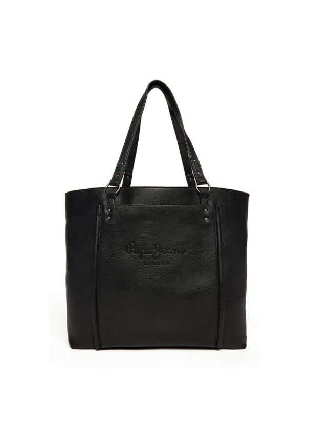 Pepe Jeans Torebka Bellamie Code PL0300005 Czarny. Kolor: czarny. Materiał: skórzane