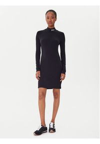 Guess Sukienka codzienna V5BK04 KCBF1 Czarny Slim Fit. Okazja: na co dzień. Kolor: czarny. Materiał: bawełna. Typ sukienki: proste. Styl: casual #5