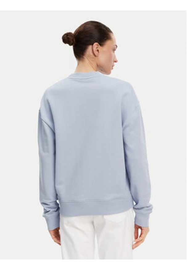 Calvin Klein Bluza Hero Logo K20K205450 Błękitny Regular Fit. Kolor: niebieski. Materiał: bawełna
