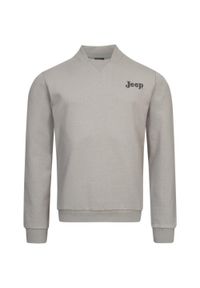 Jeep Męska Bluza Bomber Nek - Komfort i Styl. Kolor: wielokolorowy. Materiał: bawełna #1