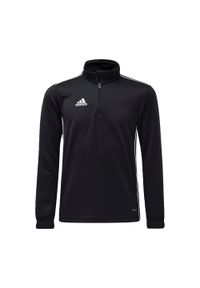 Adidas - Bluza piłkarska adidas Core 18 TR Top Y Junior CE9028. Kolor: czarny, wielokolorowy, biały. Sport: piłka nożna