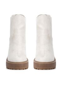 Nine West Botki WFA3374-1 Écru. Kolor: kremowy. Materiał: materiał #6
