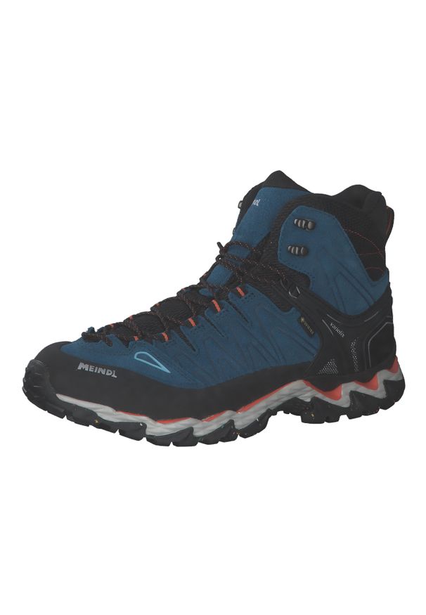 MEINDL - Buty turystyczne męskie Meindl Lite Hike Gore-Tex. Kolor: czarny, niebieski, wielokolorowy. Technologia: Gore-Tex. Sport: turystyka piesza