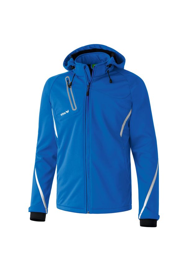 ERIMA - Kurtka dziecięca Erima softshell fonction. Kolor: biały, wielokolorowy, niebieski. Materiał: softshell. Styl: sportowy