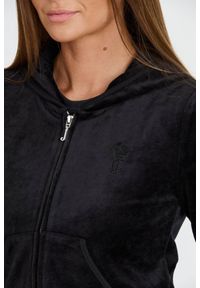 Juicy Couture - JUICY COUTURE Czarna damska bluza Heritage Robyn, Rozmiar M. Kolor: czarny