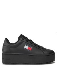 Tommy Jeans Sneakersy Tjw Flatform Ess EN0EN02518 Czarny. Kolor: czarny #1