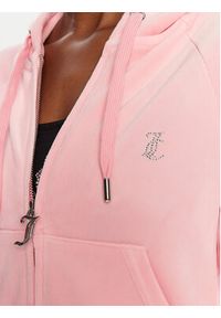 Juicy Couture Bluza Madison JCWA122001 Różowy Slim Fit. Kolor: różowy. Materiał: syntetyk #5