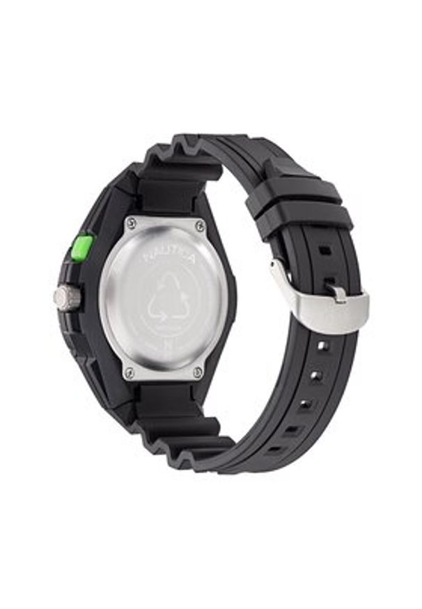 Nautica Zegarek NAPCNS404 Czarny. Kolor: czarny. Materiał: syntetyk