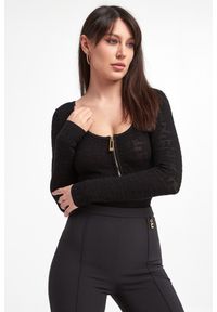 Elisabetta Franchi - Body damskie ażurowe ELISABETTA FRANCHI. Wzór: ażurowy