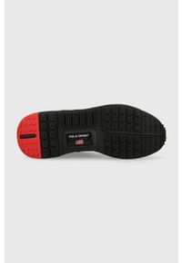 Polo Ralph Lauren sneakersy PS200 kolor czarny 809846170002. Nosek buta: okrągły. Zapięcie: sznurówki. Kolor: czarny. Materiał: guma #5