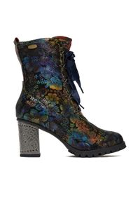 Laura Vita Botki Kateo 07 Czarny. Kolor: czarny. Materiał: materiał #1