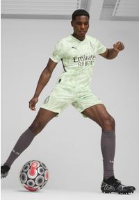 Puma - Męskie szorty bramkarskie AC Milan 24/25 PUMA Fresh Mint Green. Kolor: zielony
