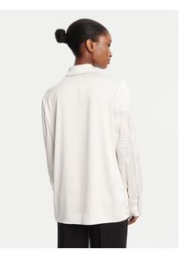 Guess Koszula W5YH40 WFQC2 Écru Regular Fit. Materiał: syntetyk #4