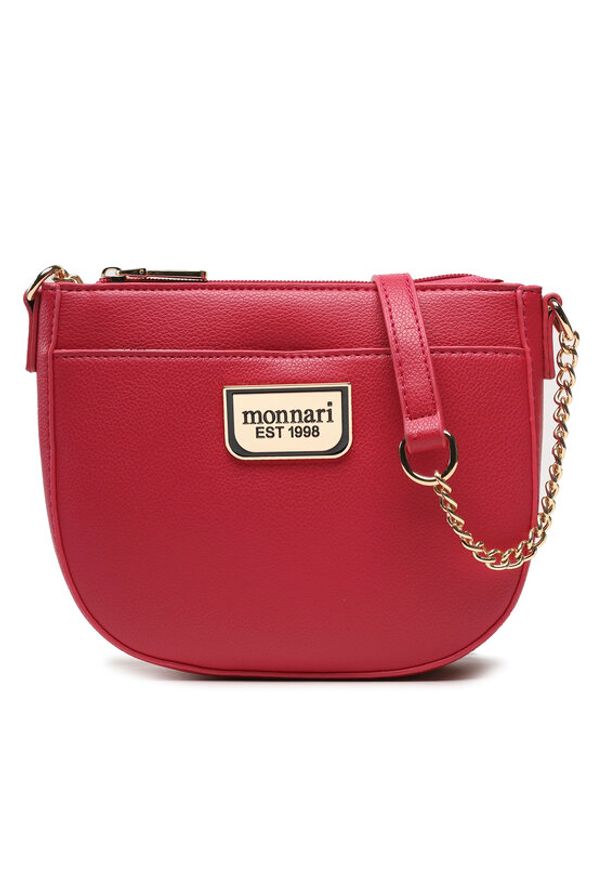 Monnari Torebka BAG2510-004 Czerwony. Kolor: czerwony. Materiał: skórzane