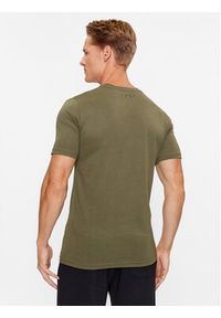 Under Armour T-Shirt Ua Sportstyle Logo Ss 1329590 Khaki Loose Fit. Kolor: brązowy. Materiał: syntetyk #3