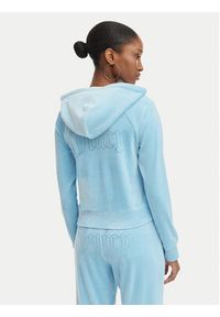 Juicy Couture Bluza Madison JCWAS126326 Błękitny Slim Fit. Kolor: niebieski. Materiał: syntetyk #4