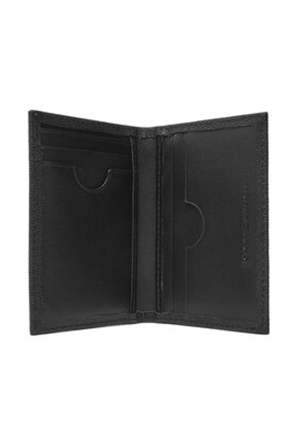 TOMMY HILFIGER - Tommy Hilfiger Duży Portfel Męski Th Flag Bifold AM0AM13522 Czarny. Kolor: czarny. Materiał: skóra