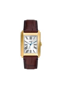 Fossil Zegarek Carraway FS6011 Brązowy. Kolor: brązowy. Materiał: skóra #1