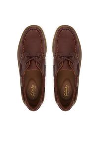 Clarks Półbuty Cleyhill Boat. 26187287 Brązowy. Kolor: brązowy. Materiał: skóra #5