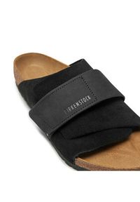 Birkenstock Klapki Kyoto 1022350 Czarny. Kolor: czarny. Materiał: skóra, zamsz #2