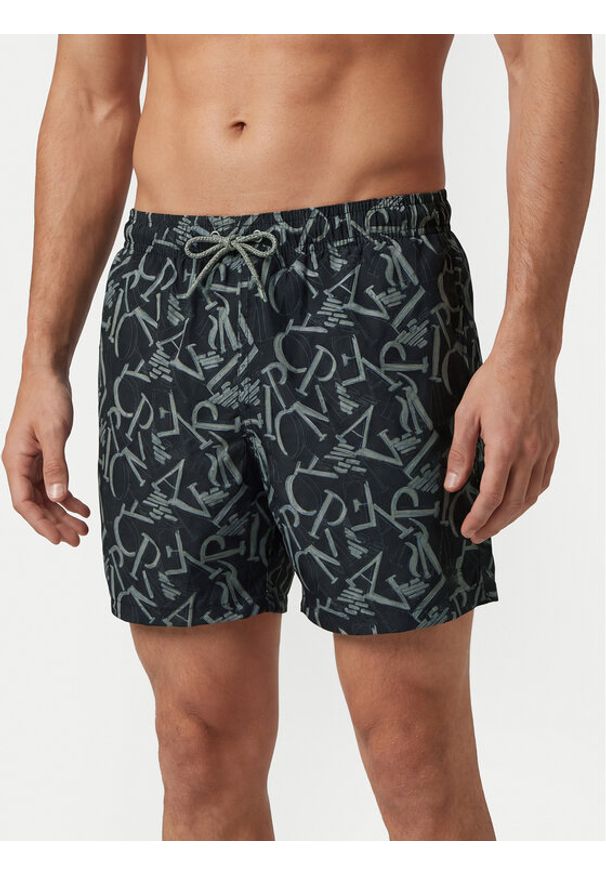 Emporio Armani Szorty kąpielowe EM000583 AF20440 FC099 Czarny. Kolor: czarny. Materiał: syntetyk