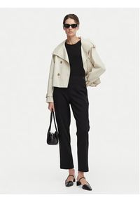 Calvin Klein Spodnie materiałowe LV044F659G Czarny Straight Fit. Kolor: czarny. Materiał: syntetyk #2