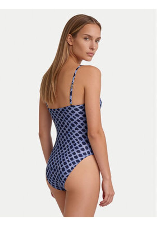 Seafolly Strój kąpielowy Marseille 11182-301 Niebieski. Kolor: niebieski. Materiał: syntetyk