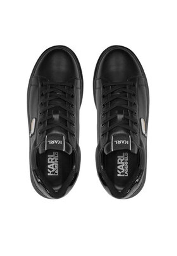 Karl Lagerfeld - KARL LAGERFELD Sneakersy KL52530N Czarny. Kolor: czarny. Materiał: skóra