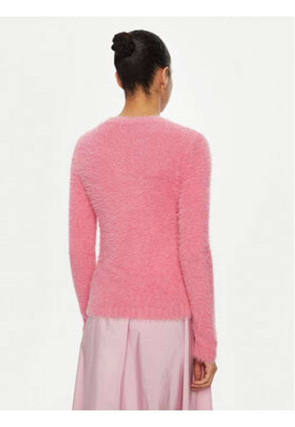 Weekend Max Mara Sweter Arsenio 2515361081 Różowy Regular Fit. Kolor: różowy. Materiał: bawełna