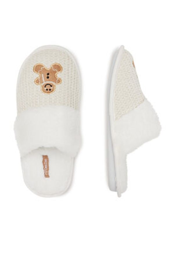 DeeZee Kapcie HHS-23W-3046 Biały. Kolor: biały. Materiał: materiał