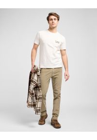 Lee - MĘSKA KOSZULKA LEE MEDIUM WOBBLY LEE TEE ECRU 112370504 #5