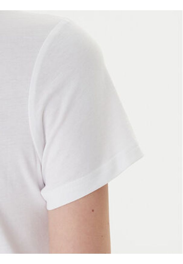Hugo - HUGO T-Shirt Classic 50510772 Biały Slim Fit. Kolor: biały. Materiał: bawełna