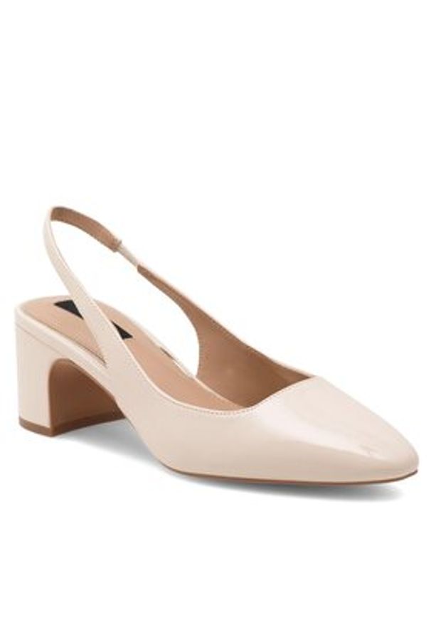 Nine West Sandały 123AL1938-1 Biały. Kolor: biały. Materiał: skóra