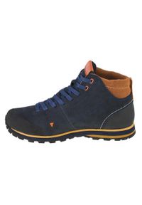 Buty trekkingowe męskie, CMP Elettra Mid. Kolor: czarny, niebieski. Materiał: skóra, materiał, syntetyk