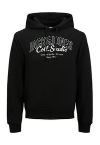 Jack & Jones - Jack&Jones Komplet t-shirt, bluza i spodnie Makoto 12287681 Czarny Regular Fit. Kolor: czarny. Materiał: bawełna #4