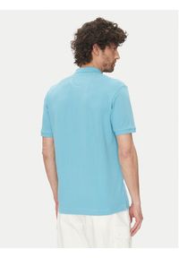 La Martina Polo Tex BPMP01 PK031 Błękitny Regular Fit. Typ kołnierza: polo. Kolor: niebieski. Materiał: bawełna