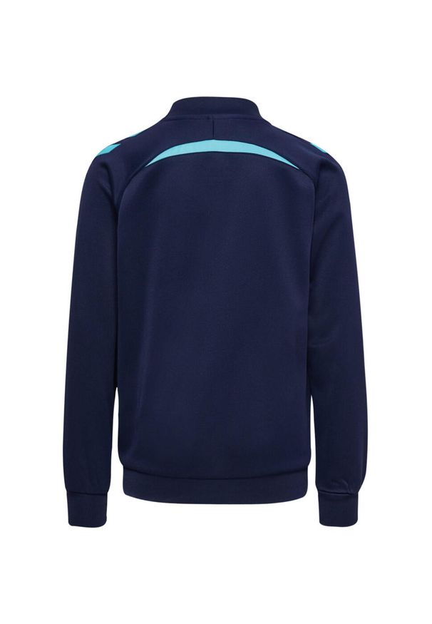 Dziecięca bluza dresowa zapinana na zamek Hummel Lead 2.0. Kolor: niebieski. Materiał: dresówka. Sport: piłka ręczna