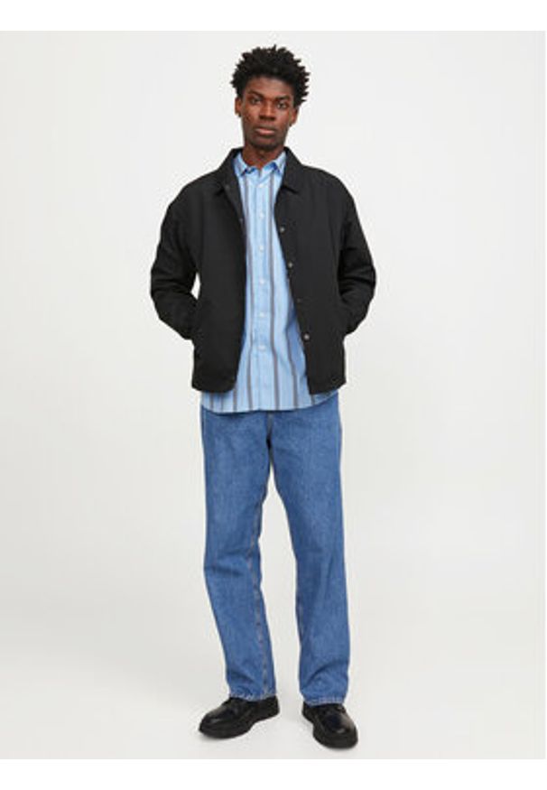 Jack & Jones Kurtka przejściowa Roy Coach 12237754 Czarny Regular Fit. Kolor: czarny. Materiał: syntetyk