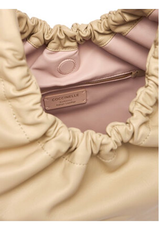 Coccinelle Torebka U5F Coccinellesmash E1 U5F 11 02 01 Beżowy. Kolor: beżowy. Materiał: skórzane