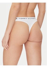 TOMMY HILFIGER - Tommy Hilfiger Stringi UW0UW06039 Biały. Kolor: biały. Materiał: bawełna